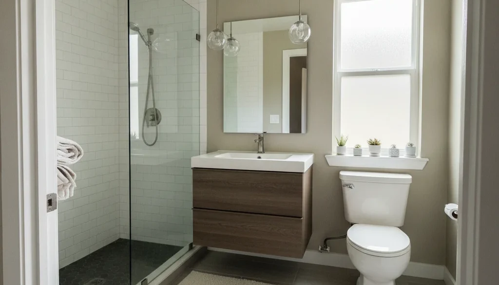 Fully remodeled modern bathroom in a San Jose home by Bathroom Remodel San Jose